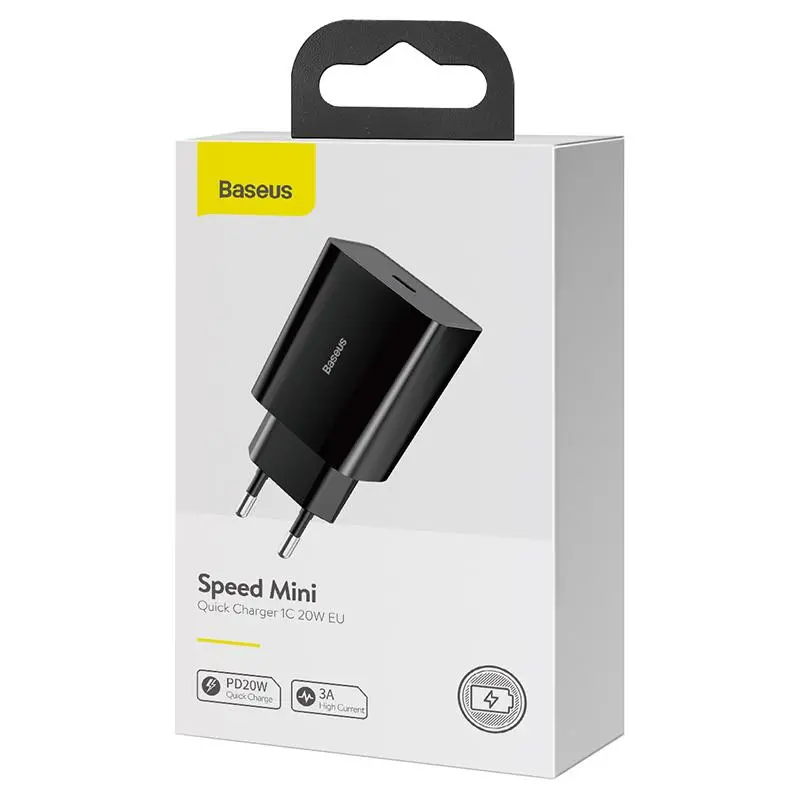 Ładowarka sieciowa Baseus Speed Mini Quick Charger 20W Czarny