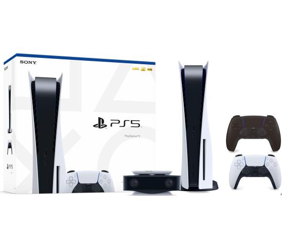 konsola PlayStation 5 Sony PlayStation 5 + Kamera HD + dodatkowy pad (czarny)