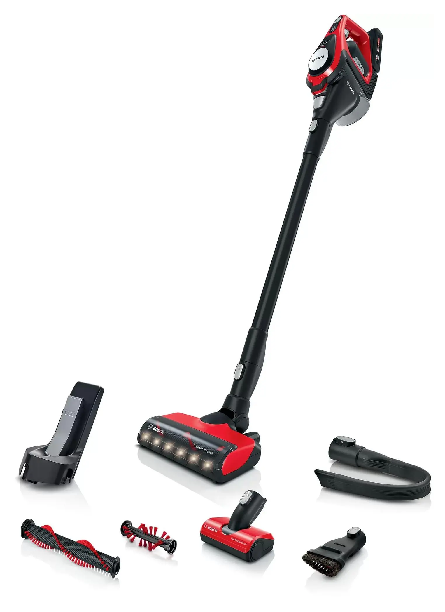 Odkurzacz bezprzewodowy Bosch Unlimited Serie 8 ProAnimal BBS8214PET 65min Wymienny akumulator Mini elektroszczotka