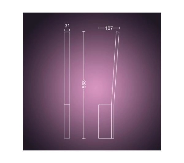 Philips Hue White and Colour Ambiance Liane 929003053201 Biały - Kup na Raty - RRSO 0%