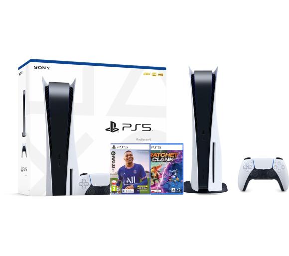 konsola PS5 Sony PlayStation 5 (PS5) + Ratchet & Clank: Rift Apart + FIFA 22