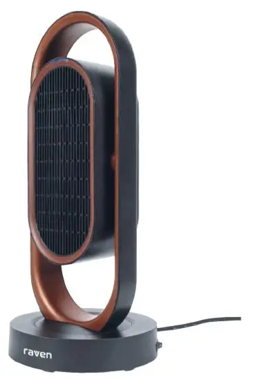 Termowentylator Raven ETW007B Obrotowa podstawa 1800W Ceramiczny element grzejny