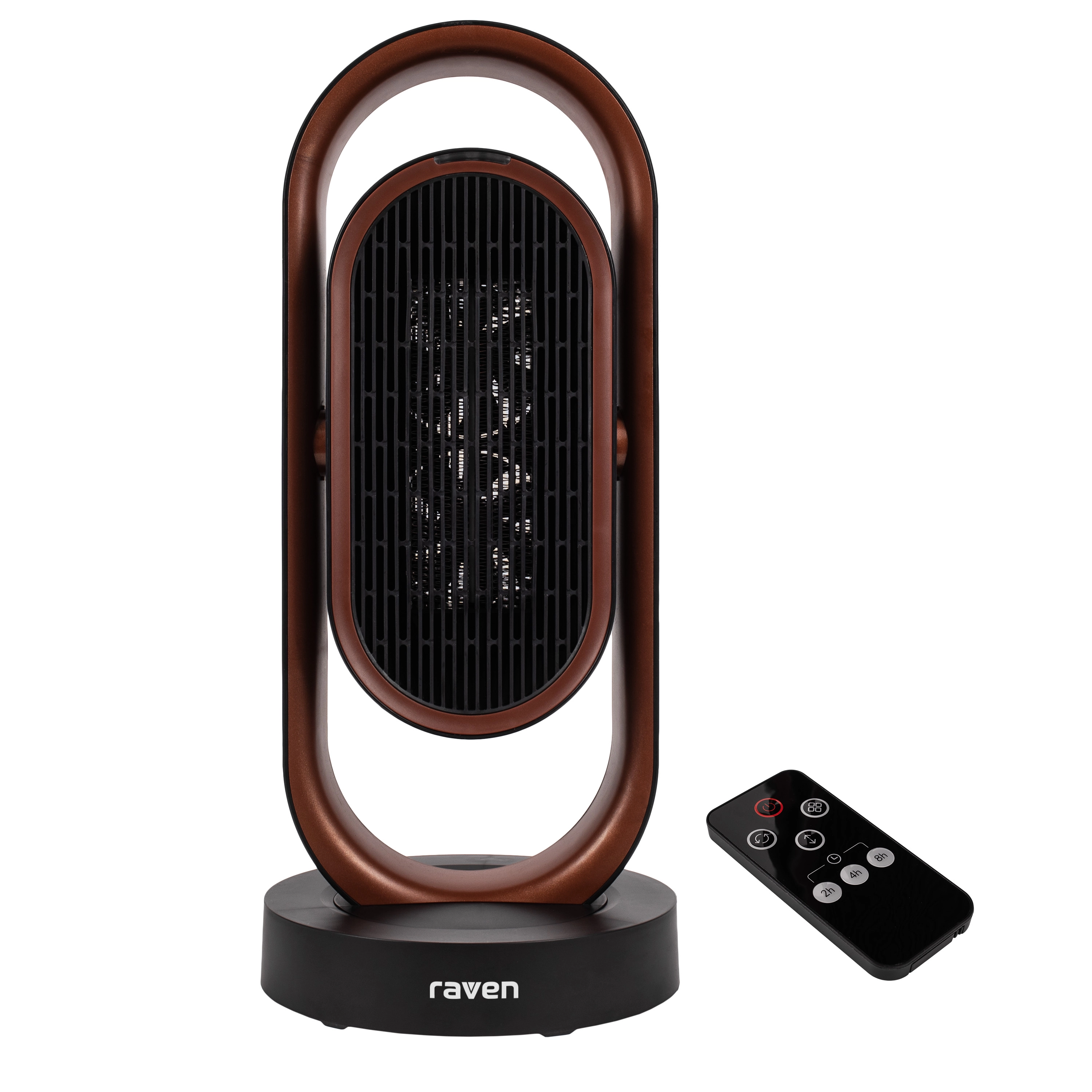 Termowentylator Raven ETW007B Obrotowa podstawa 1800W Ceramiczny element grzejny