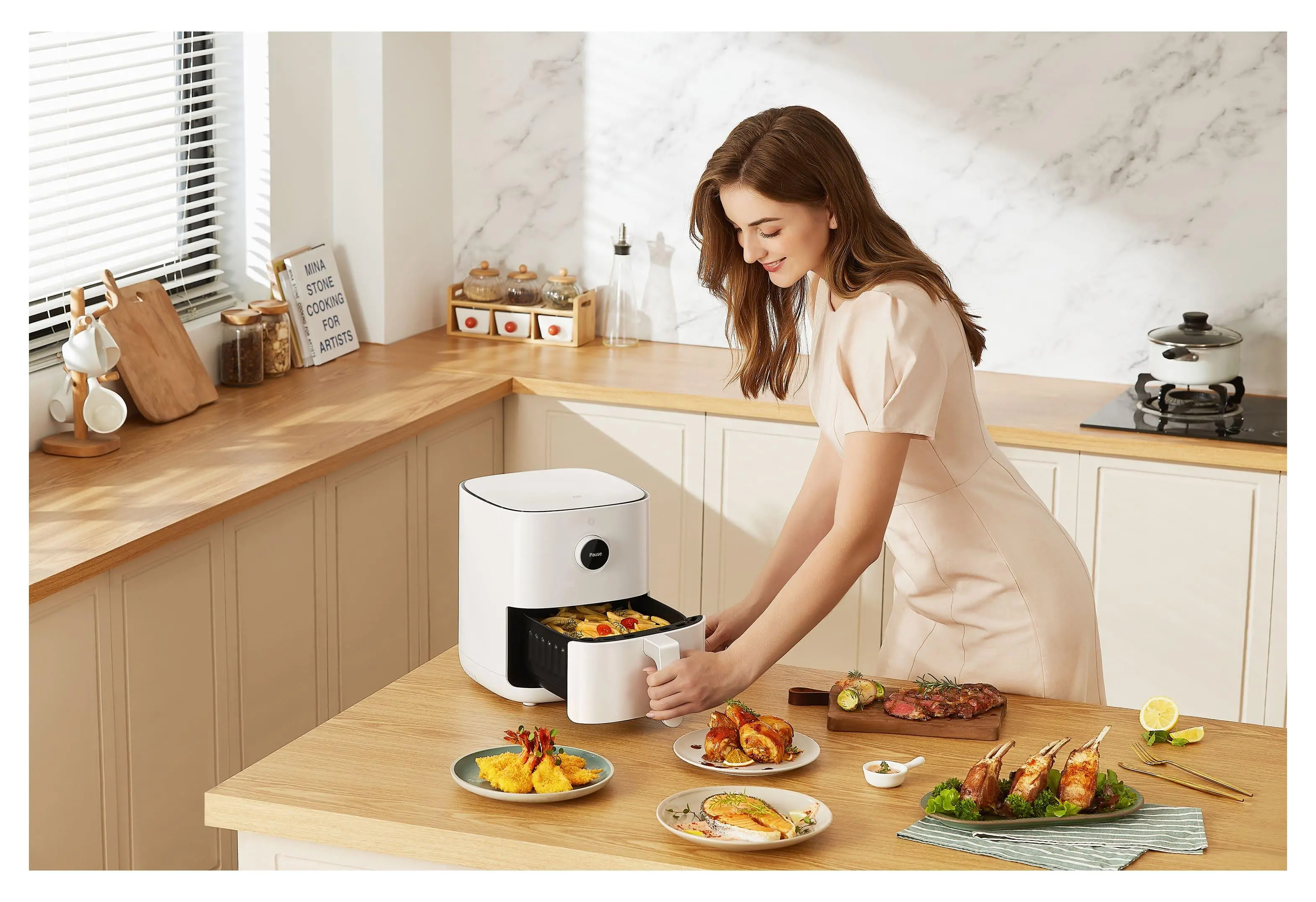 Air fryer Xiaomi MiSmart Air Fryer 3,5 l 1500W 3,5l Aplikacja mobilna