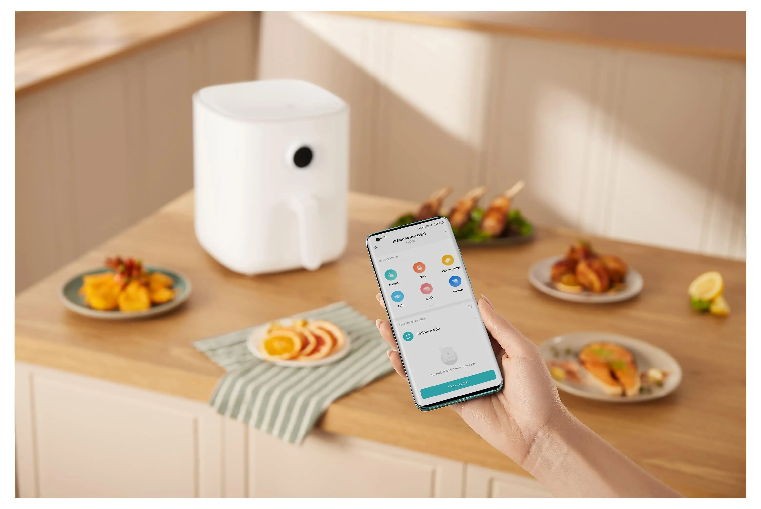 Air fryer Xiaomi MiSmart Air Fryer 3,5 l 1500W 3,5l Aplikacja mobilna