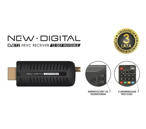 New Digital T2 007 INVISIBLE