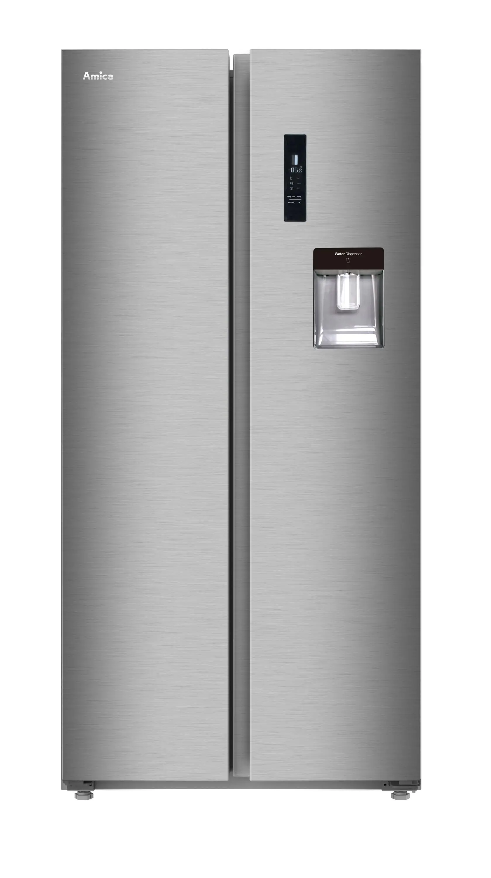 Lodówka Amica FY5079.3DFXBI Pełny No Frost 176,3cm Dystrybutor wody Inox