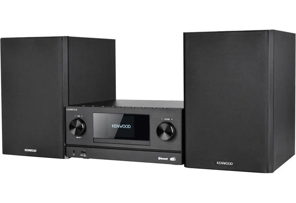 Wieża Kenwood M-9000S-B 100W Wi-Fi Bluetooth Radio FM, DAB+, Internetowe Czarny