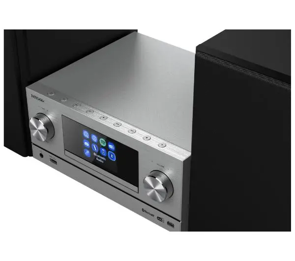 Kenwood M-9000S-S 100W Wi-Fi Bluetooth Radio FM, DAB+, Internetowe Srebrny - Kup na Raty - RRSO 0%