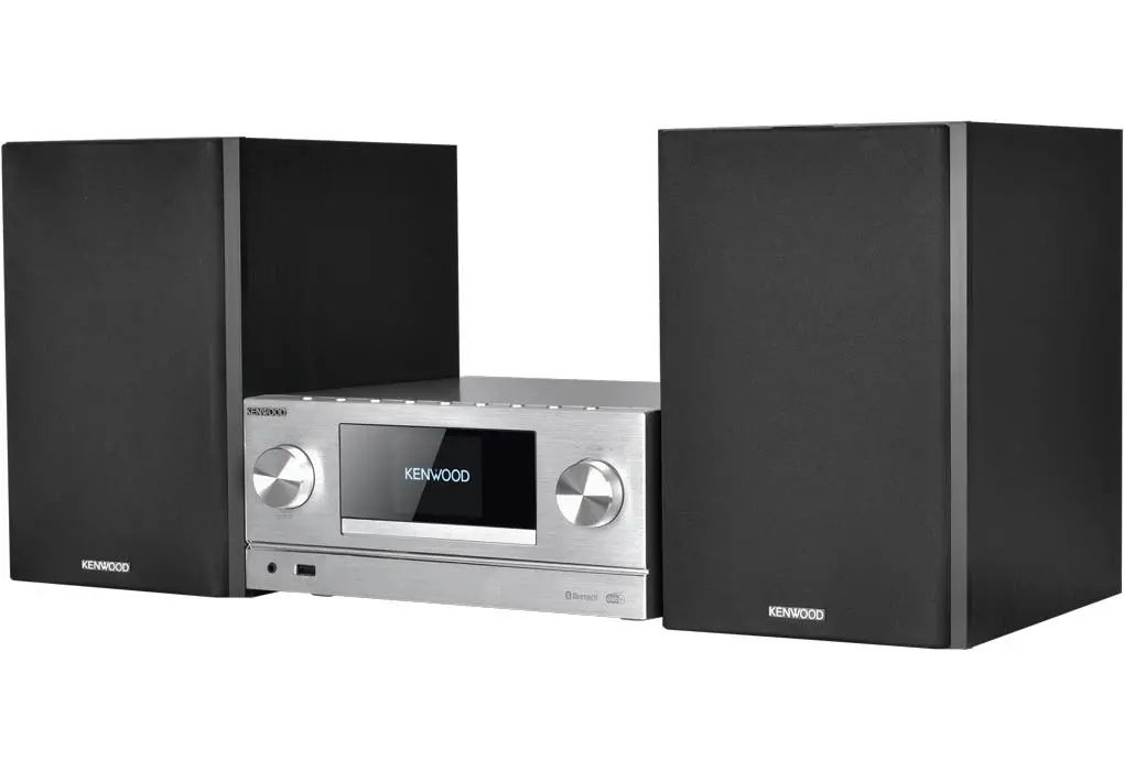 Wieża Kenwood M-9000S-S 100W Wi-Fi Bluetooth Radio FM, DAB+, Internetowe Srebrny