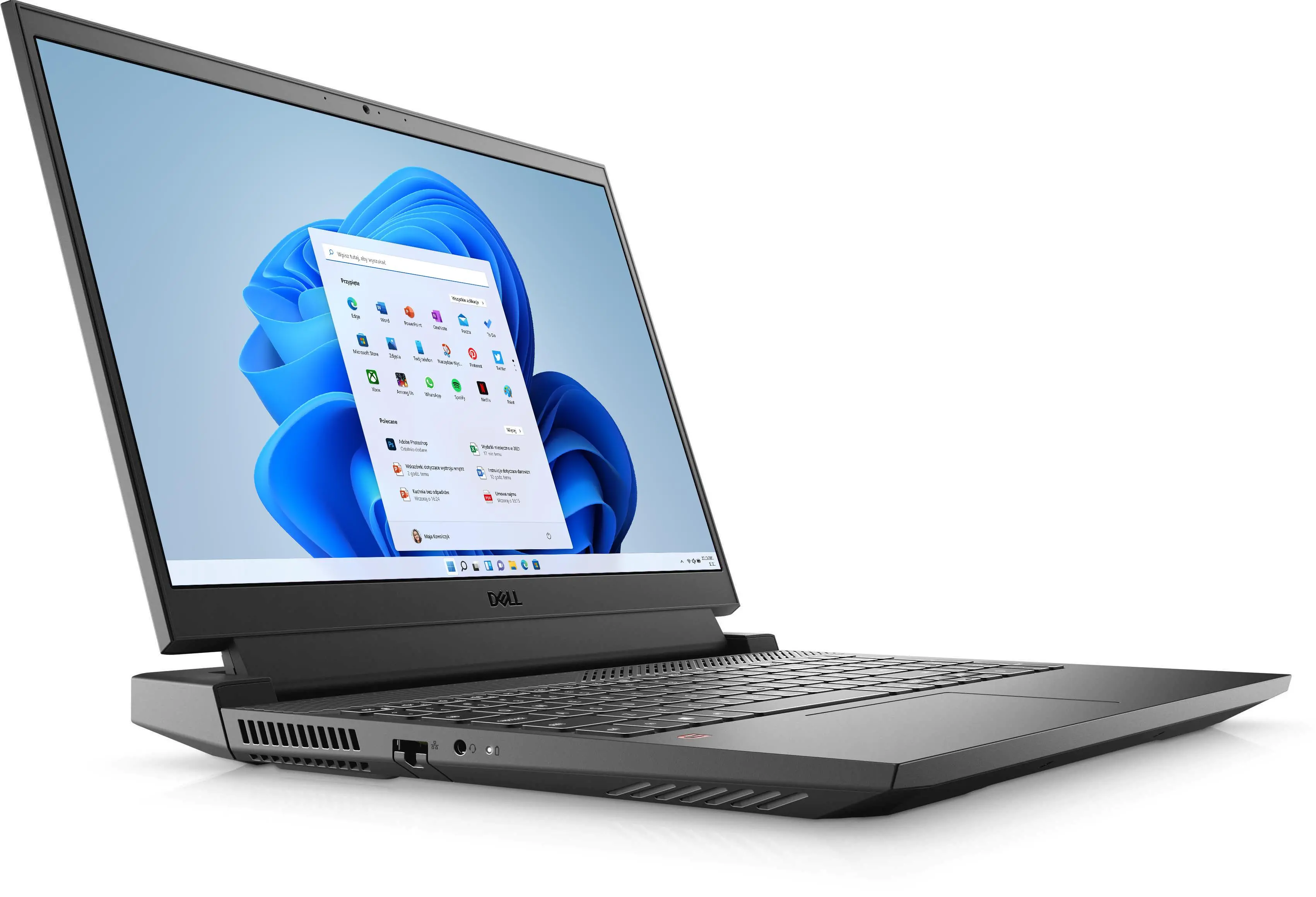 Laptop gamingowy Dell G15 5511-9137 15,6" 120Hz i5-11400H 16GB RAM 512GB Dysk SSD RTX3050Ti Win11 Czarny
