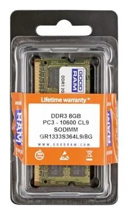 Pamięć GoodRam DDR3 8GB 1333 CL9