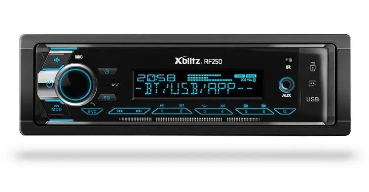 Radioodtwarzacz samochodowy Xblitz RF250 z USB/SD 4x50W Bluetooth
