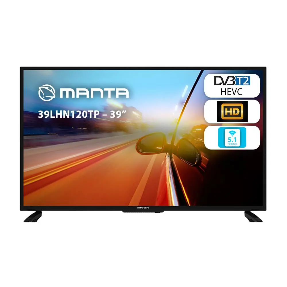 Telewizor Manta 39LHN120TP 39" LED HD Ready 60Hz DVB-T2