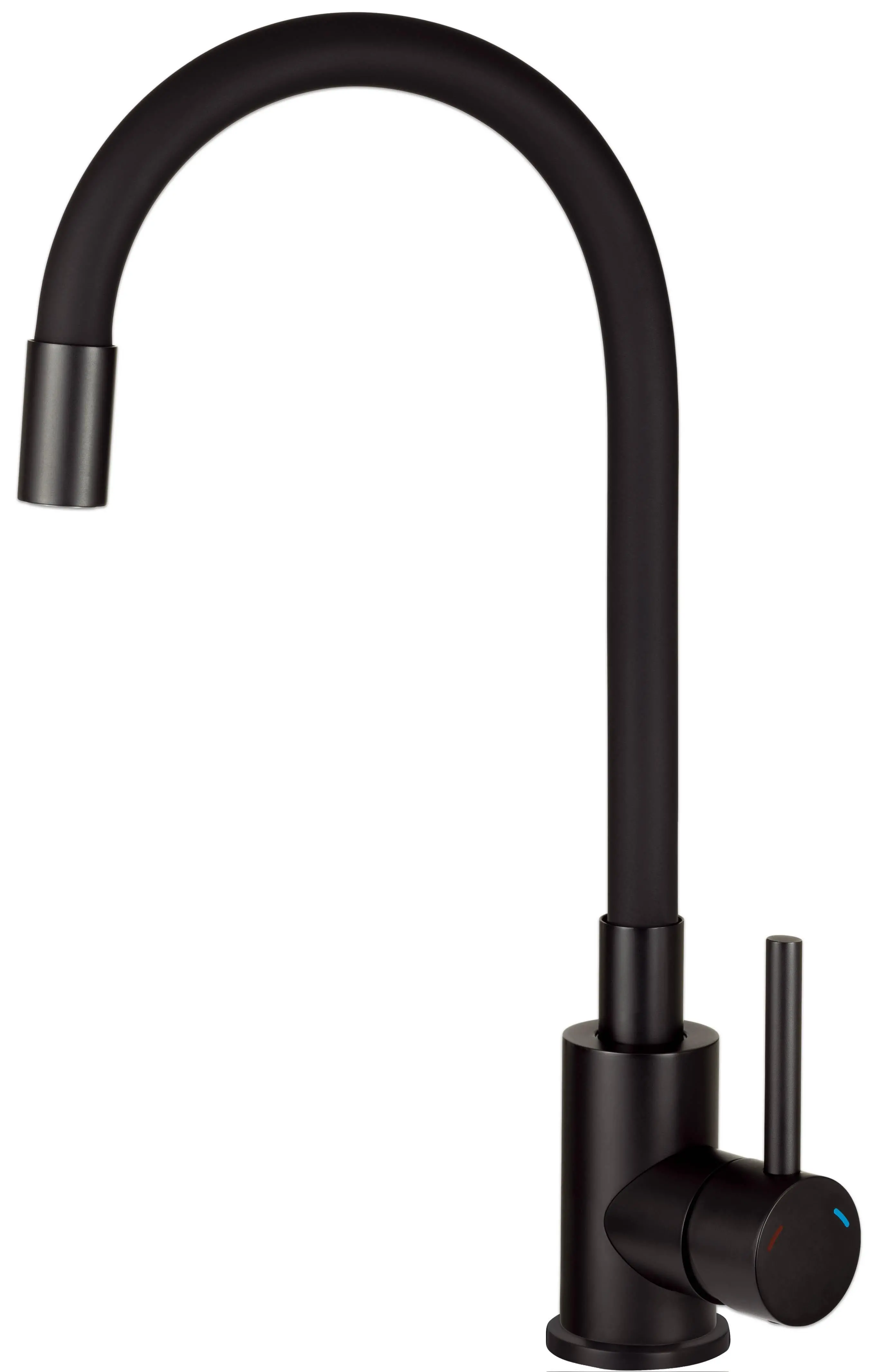 Bateria Deante Luno BOC_N72M Nero Stal szlachetna