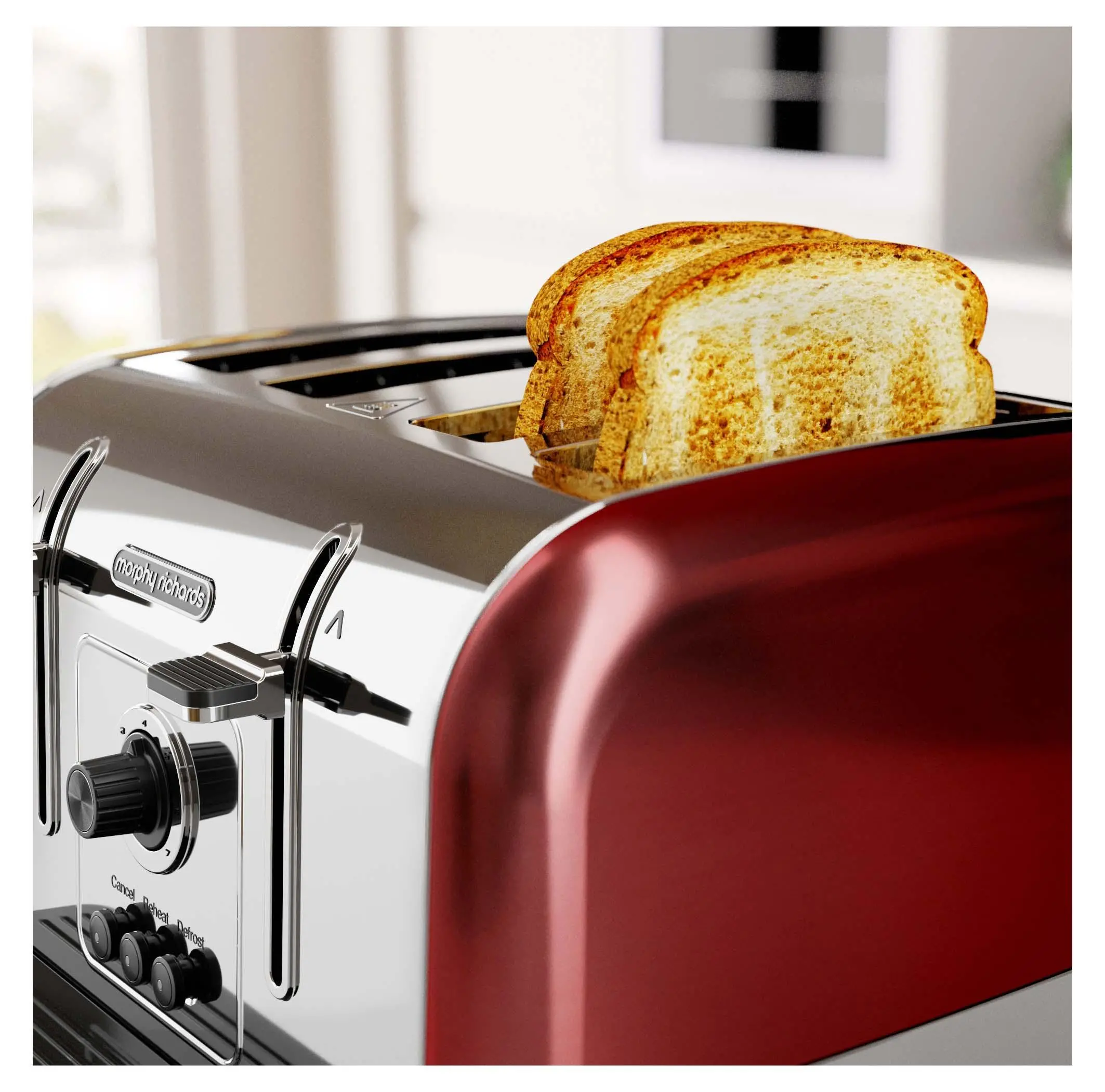 Toster Morphy Richards Venture 240133 Rozmrażanie 1800W