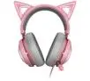 Słuchawki przewodowe z mikrofonem Razer Kraken Kitty Edition Quartz Nauszne Różowy