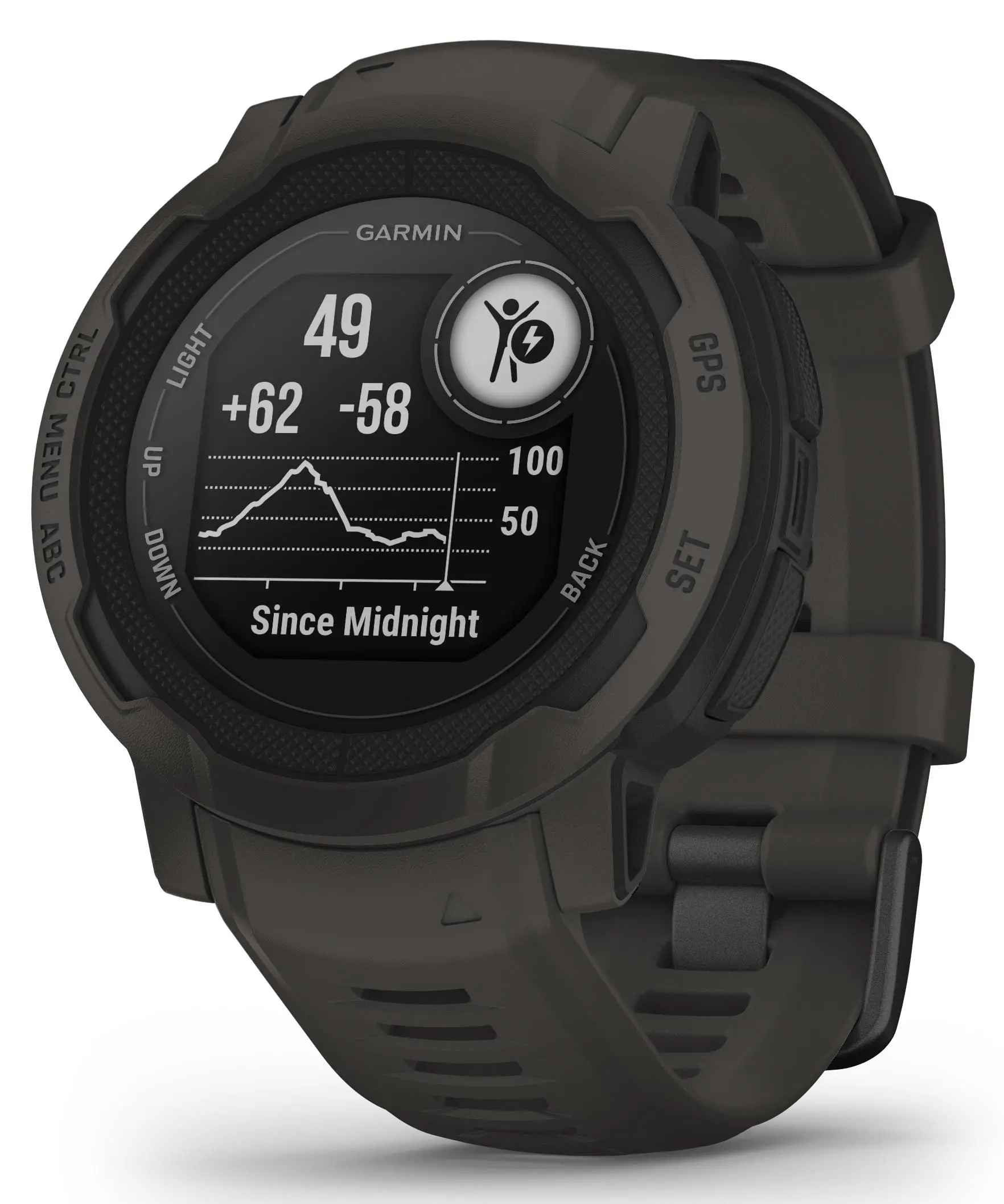 Garmin Instinct 2 45mm GPS Grafitowy
