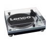 Gramofon Lenco L-3809ME Manualny Napęd bezpośredni Przedwzmacniacz Srebrny