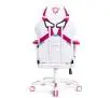 Fotel Diablo Chairs X-Ray Normal Size  Gamingowy do 150kg Skóra ECO Biało-różowy