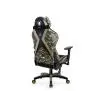 Fotel Diablo Chairs X-Horn 2.0 Kid Size Legion Dla dzieci do 160kg Skóra ECO Czarno-zielony