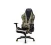 Fotel Diablo Chairs X-Horn 2.0 Kid Size Legion Dla dzieci do 160kg Skóra ECO Czarno-zielony