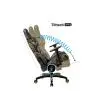 Fotel Diablo Chairs X-Horn 2.0 Kid Size Legion Dla dzieci do 160kg Skóra ECO Czarno-zielony