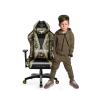 Fotel Diablo Chairs X-Horn 2.0 Kid Size Legion Dla dzieci do 160kg Skóra ECO Czarno-zielony