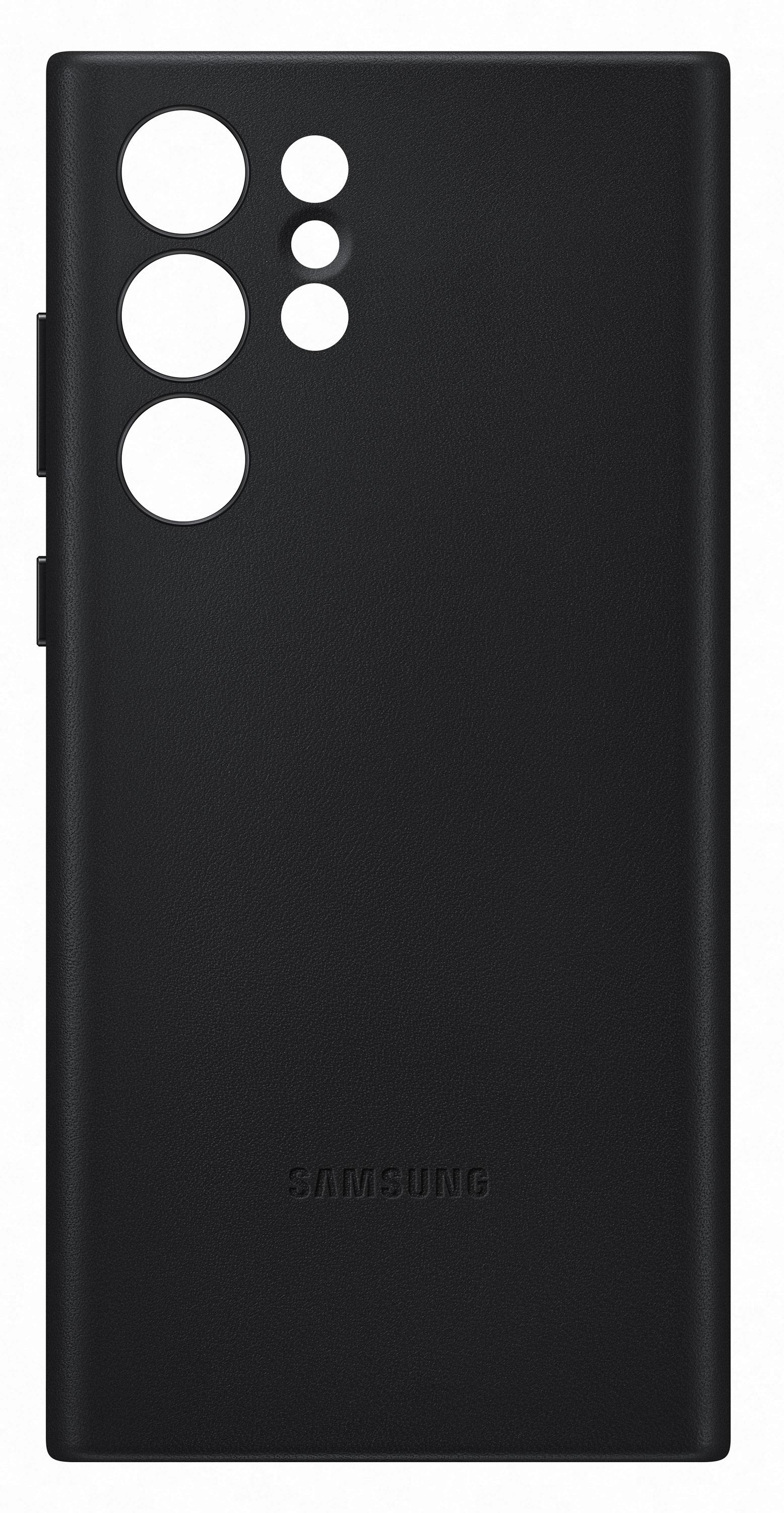 Etui Samsung Leather Cover do Galaxy S22 Ultra (czarny)