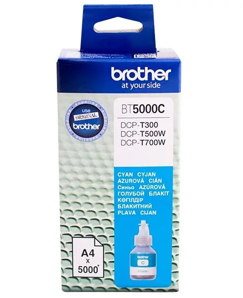Tusz Brother BT5000C Błękitny 48,8 ml