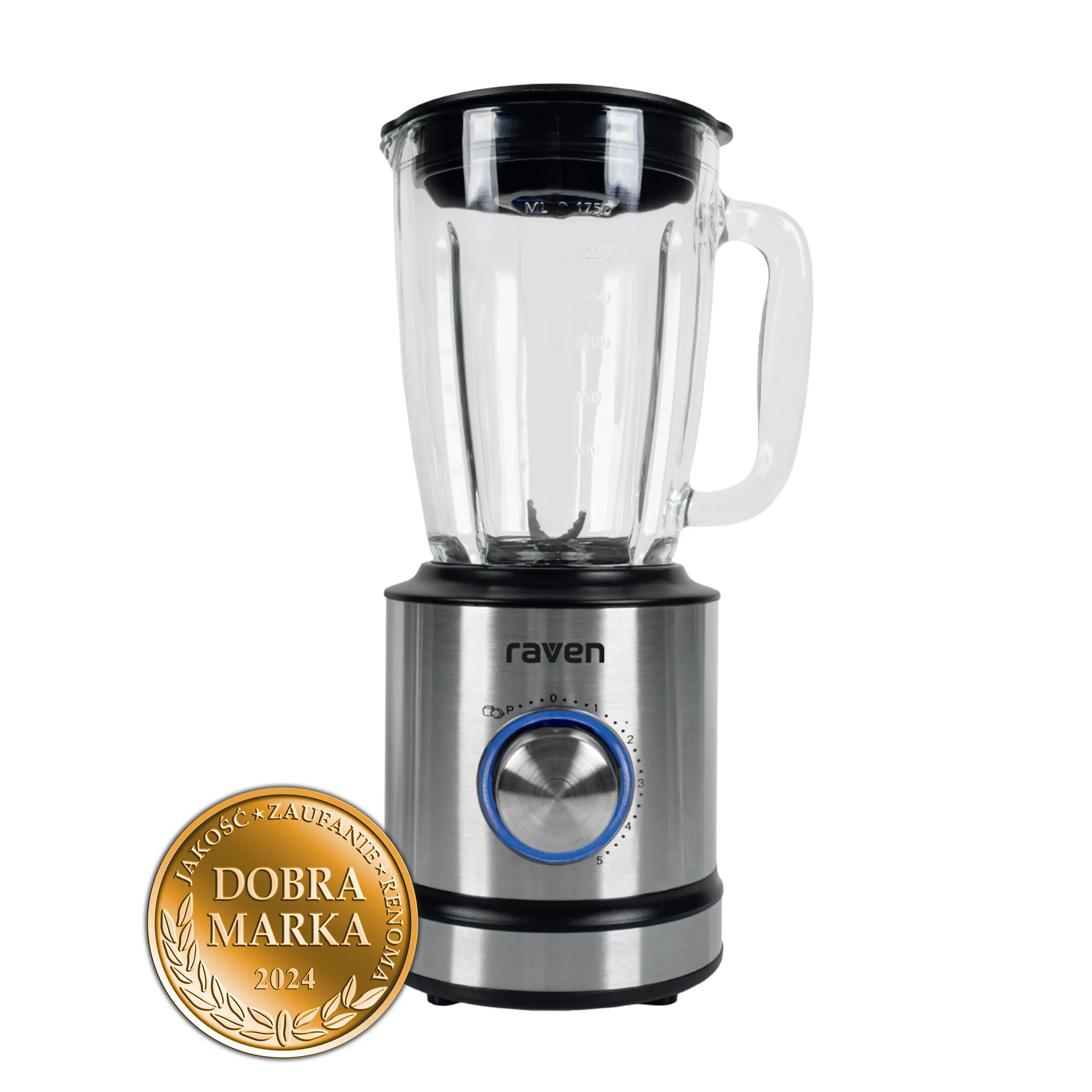 Blender kielichowy Raven EBK004X 1,75l Szklany Kruszenie lodu 1200 W
