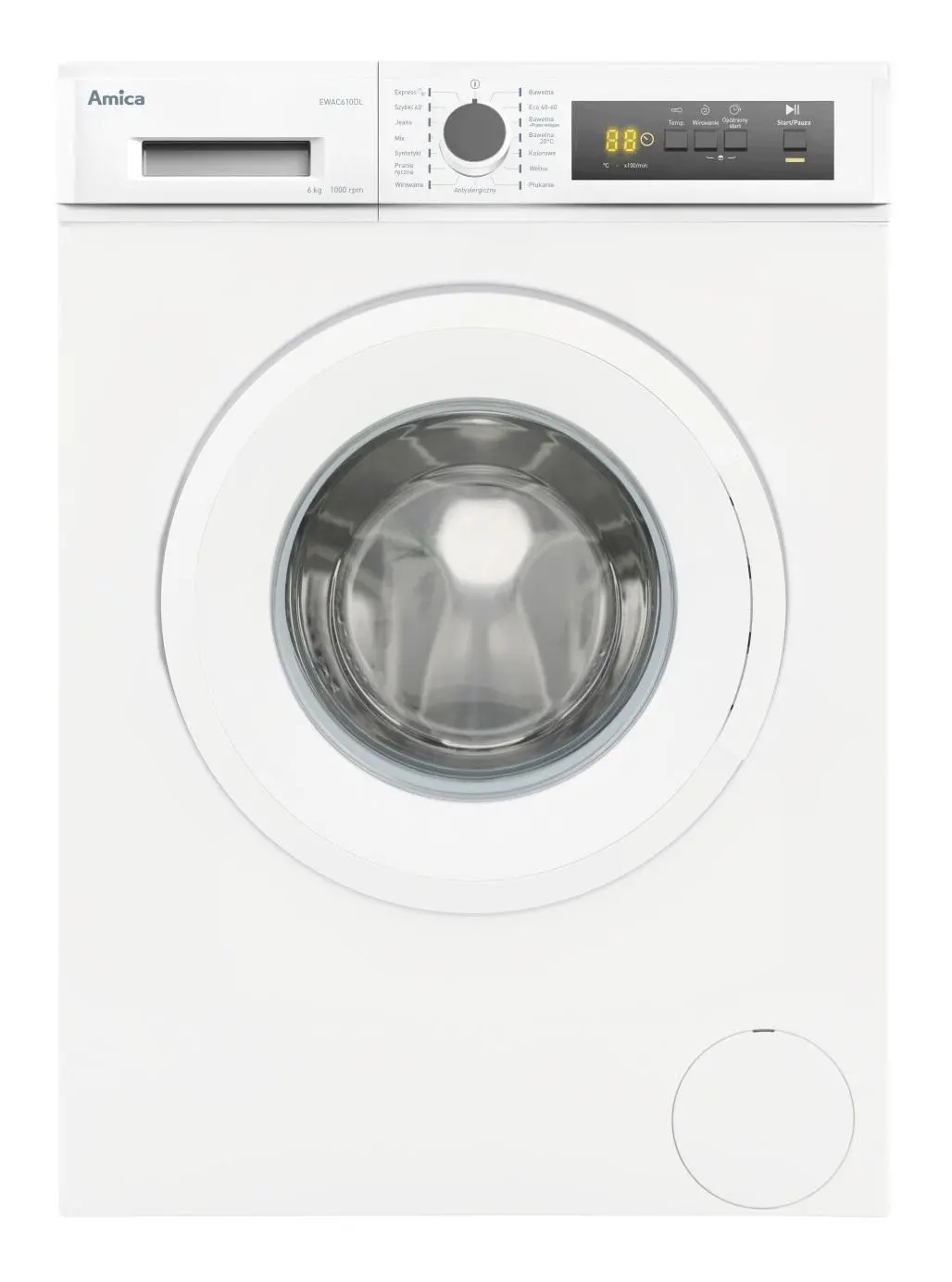 Pralka Amica EWAC610DL Slim 6kg 1000obr/min