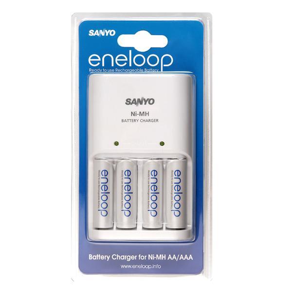 Ładowarka Sanyo Eneloop MQN 04 + 4 akumulatory AA 2000 mAh
