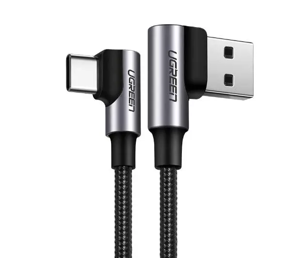 Фото - Кабель Ugreen USB do USB-C US176 3A 1m Czarny 