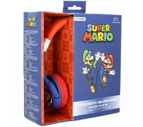 OTL Technologies Super Mario Nauszne Niebieski