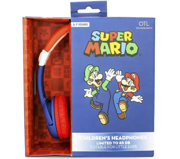 OTL Technologies Super Mario Nauszne Niebieski