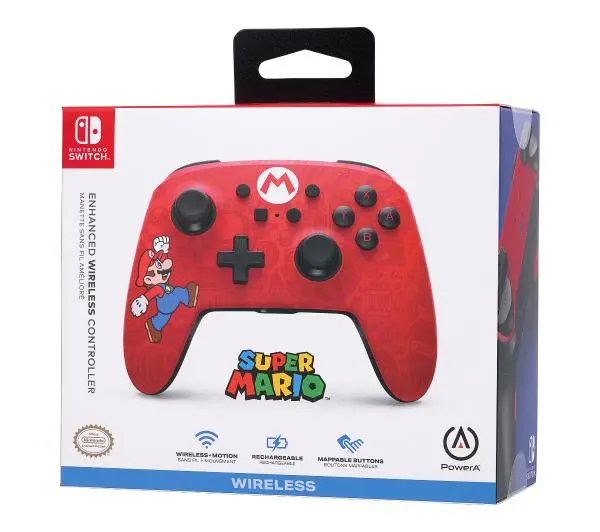 PowerA Enhanced Here We Go Mario do Nintendo Switch Bezprzewodowy
