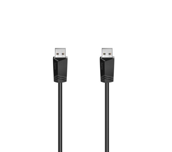 Kabel Hama USB-A 2,0 1,5m Czarny