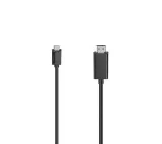 Hama 00200718 USB-C na HDMI 4K 1,5m Czarny