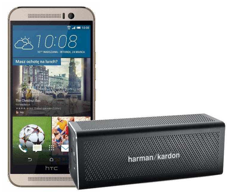 HTC One M9 (srebrno-złoty) + Harman Kardon One
