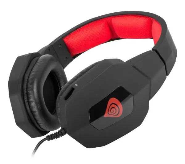 Genesis Argon 400 H59 Nauszne Czarno-czerwony