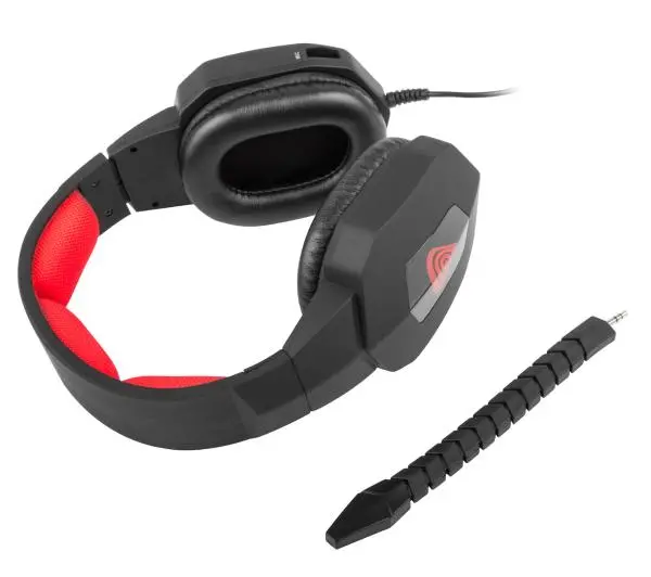 Genesis Argon 400 H59 Nauszne Czarno-czerwony