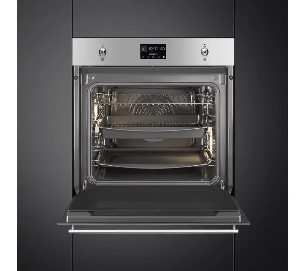 Smeg Classica SO6302TX Termoobieg AirFry Stal szlachetna - DRUGI -30%, ALBO 5-TY ZA 1ZŁ - Kup na Raty - RRSO 0%