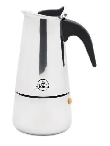 Kawiarka La Bonita LBK002 Stal nierdzewna 200ml 4 filiżanki espresso