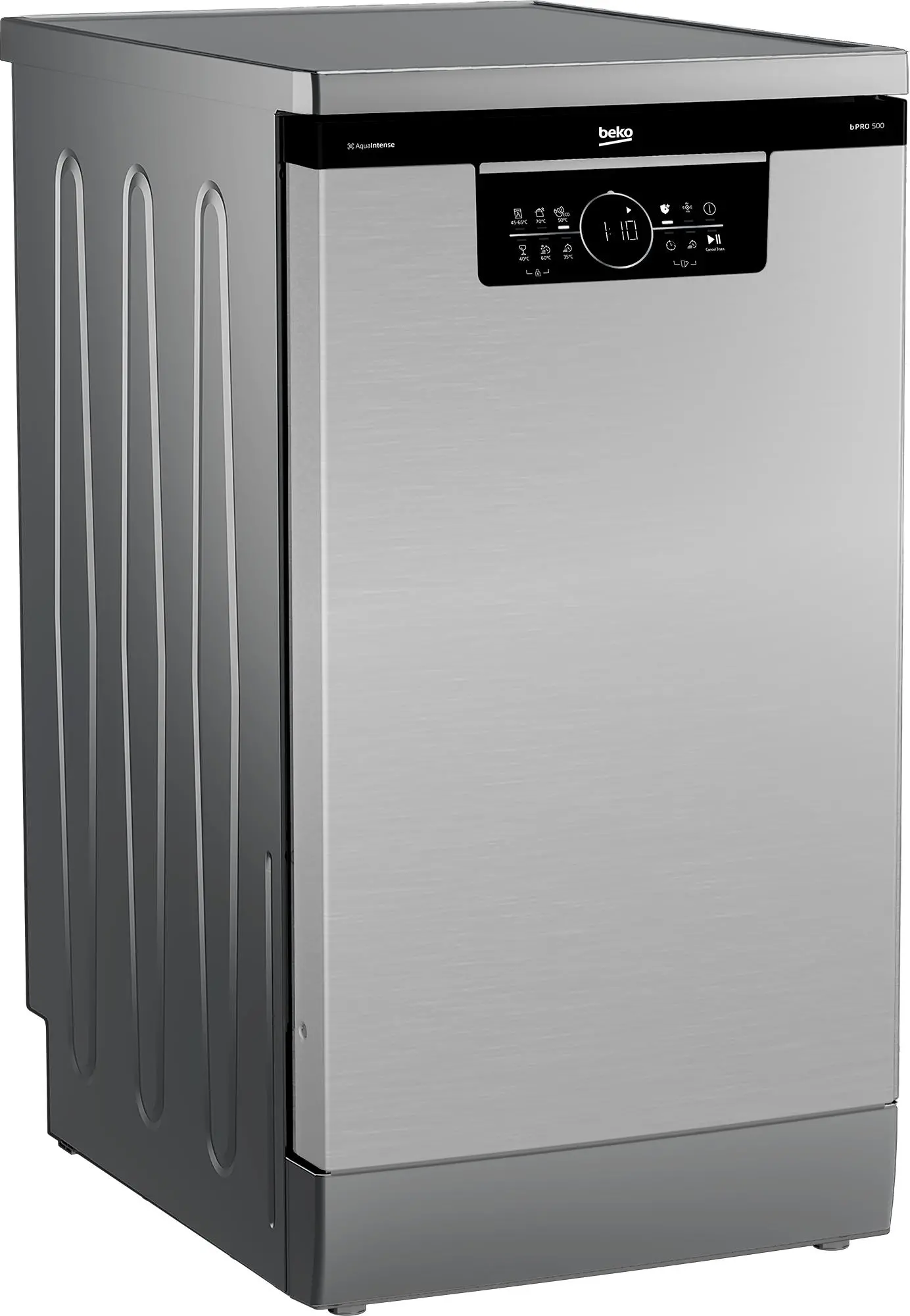 Zmywarka Beko bPro500 BDFS26046XQ 44,8cm Automatyczne otwieranie drzwi Szuflada na sztućce