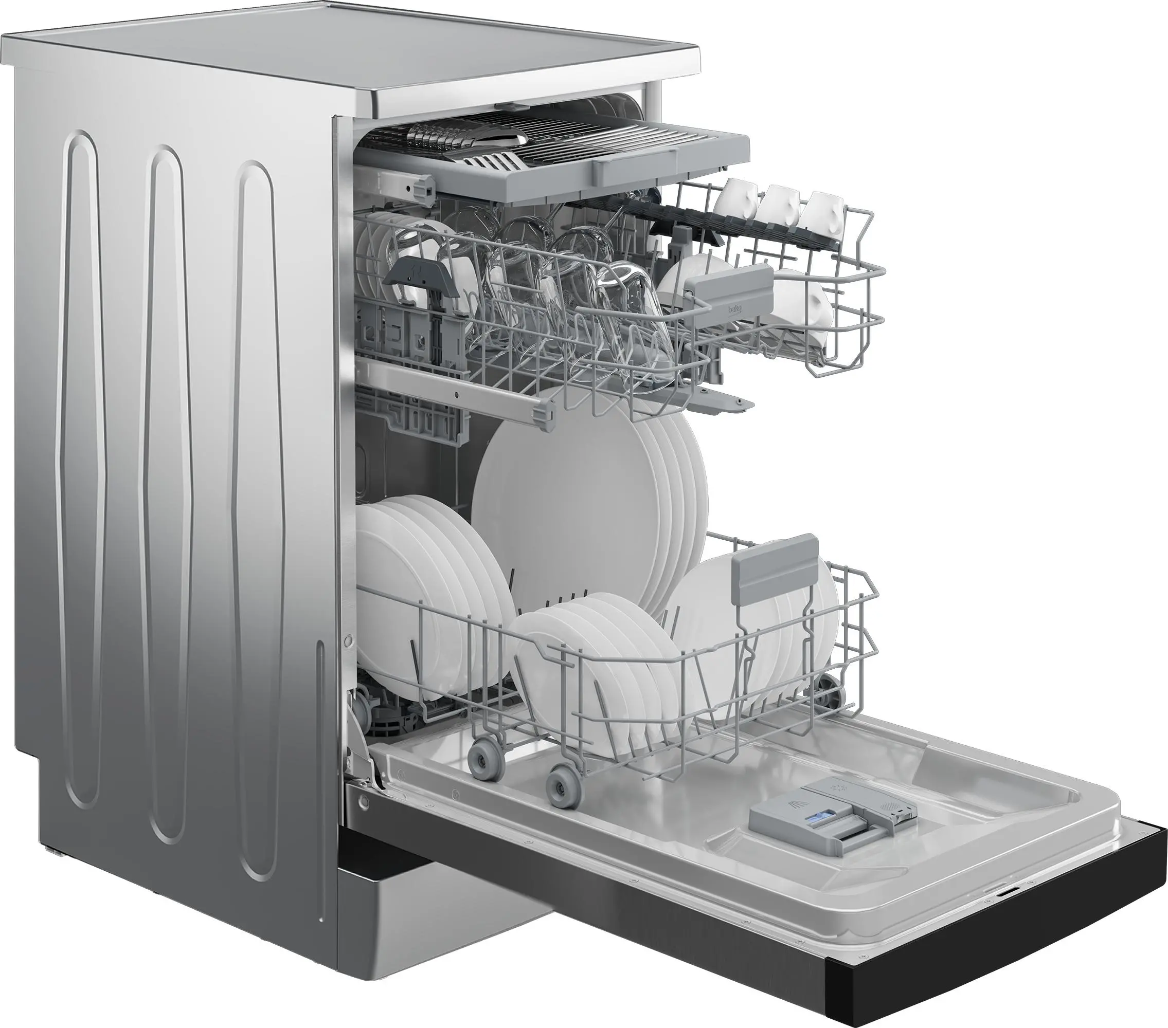Zmywarka Beko bPro500 BDFS26046XQ 44,8cm Automatyczne otwieranie drzwi Szuflada na sztućce