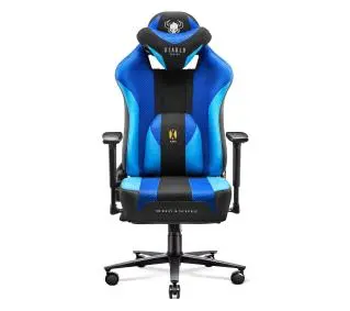 Diablo Chairs X-Player 2.0 King Size Gamingowy do 160kg Skóra ECO Tkanina Frost black - Kup na Raty - RRSO 0%
