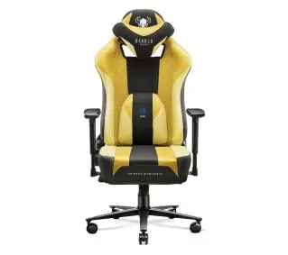 Diablo Chairs X-Player 2.0 King Size  Gamingowy do 160kg Skóra ECO Tkanina Dark Sunflower - Kup na Raty - RRSO 0%