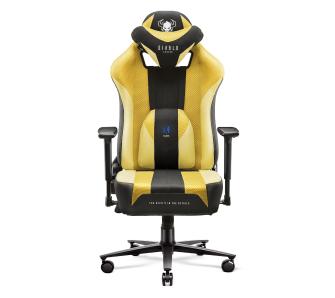 Fotel Diablo Chairs X-Player 2.0 King Size  - gamingowy - dark sunflower - skóra ECO - tkanina - do 160kg