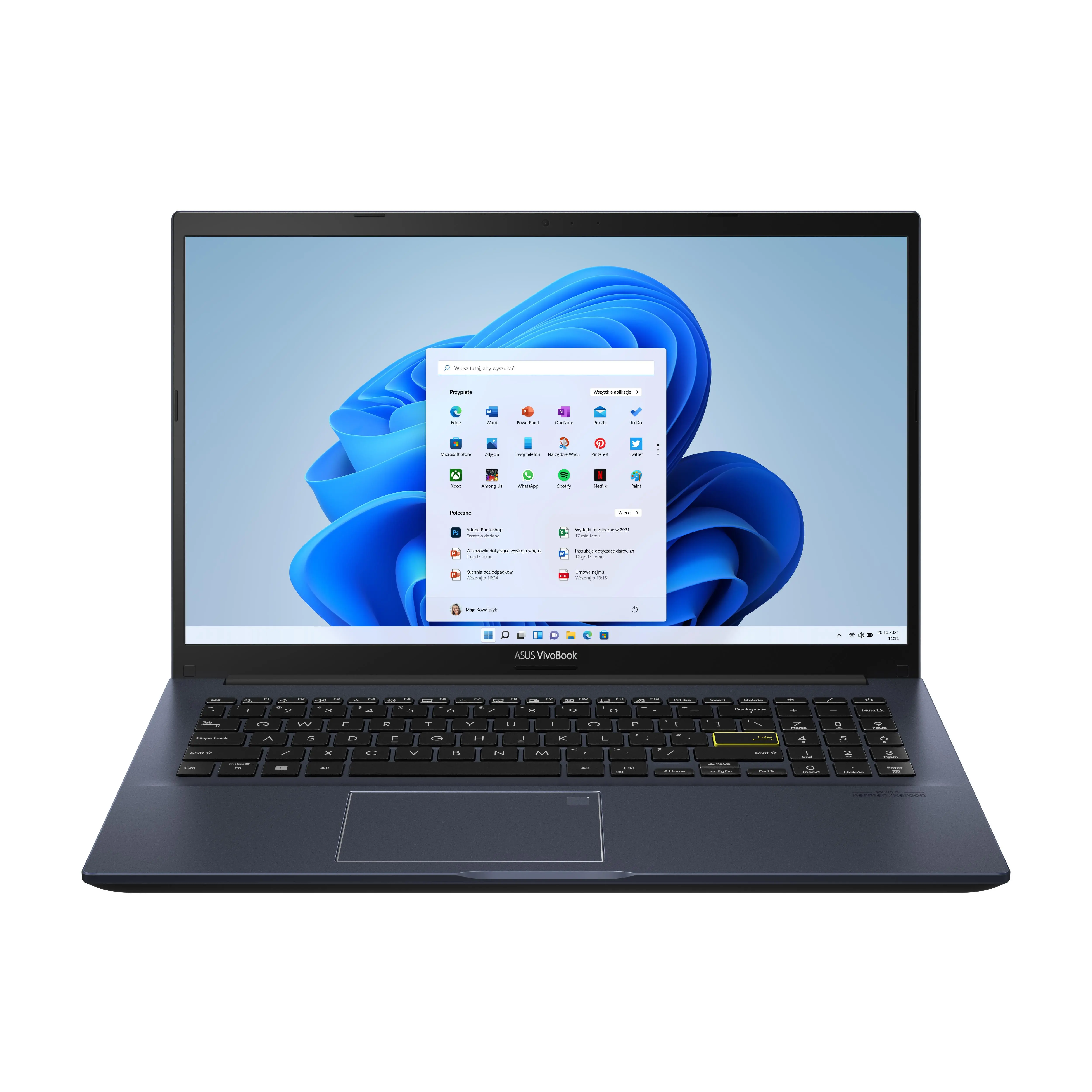 Laptop ASUS X513EA-BQ2811W 15,6" i3-1125G4 8GB RAM 256GB Dysk SSD Win11S Czarny